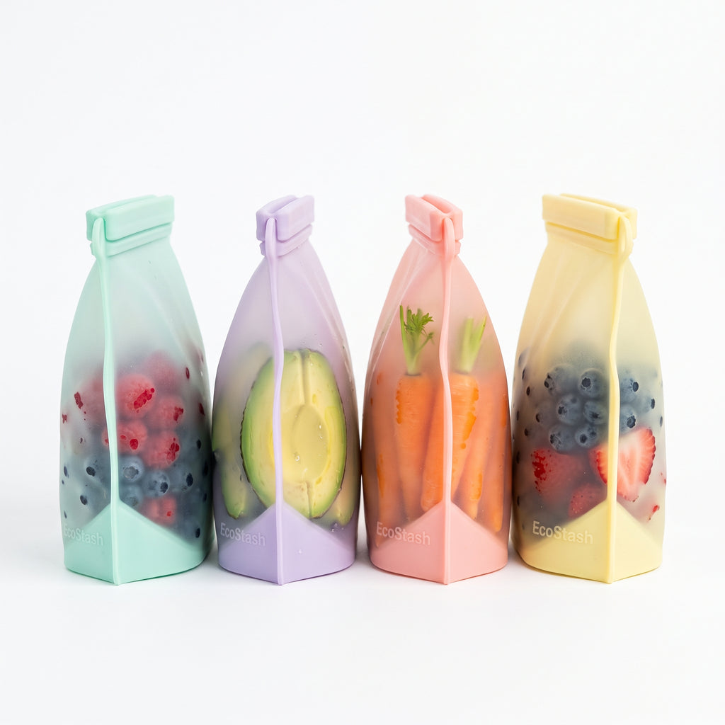 Reusable Leakproof Silicone Food Storage Bags