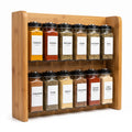 No Drill Bamboo Magnetic Seasoning Organizer